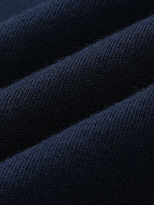 Men's Striped Business Casual Long Sleeve POLO Shirt