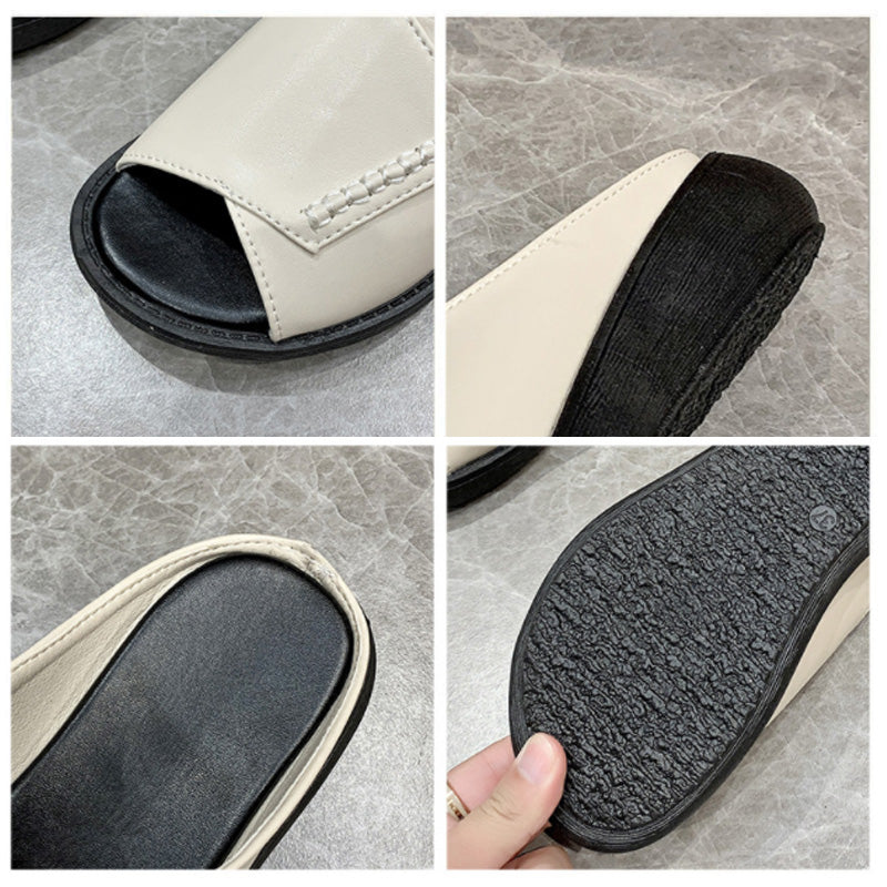 Thick-Bottomed Fish Mouth Slippers