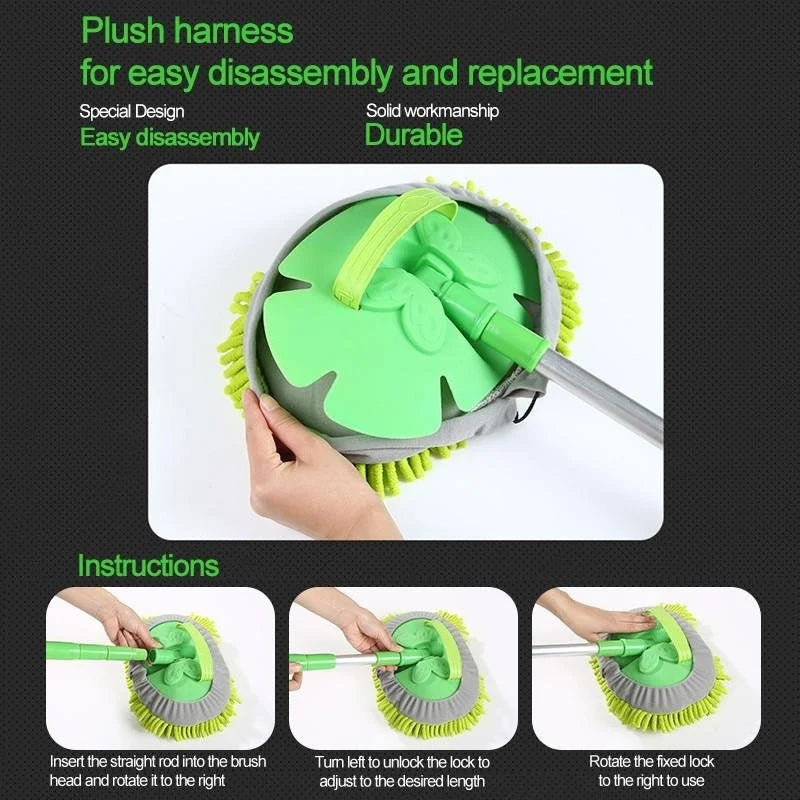 Three-section Telescopic Car Wash Mop