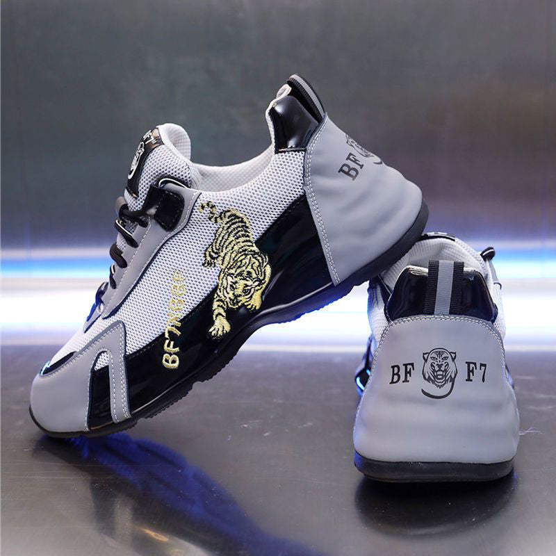 Tiger Head Mesh Sneakers