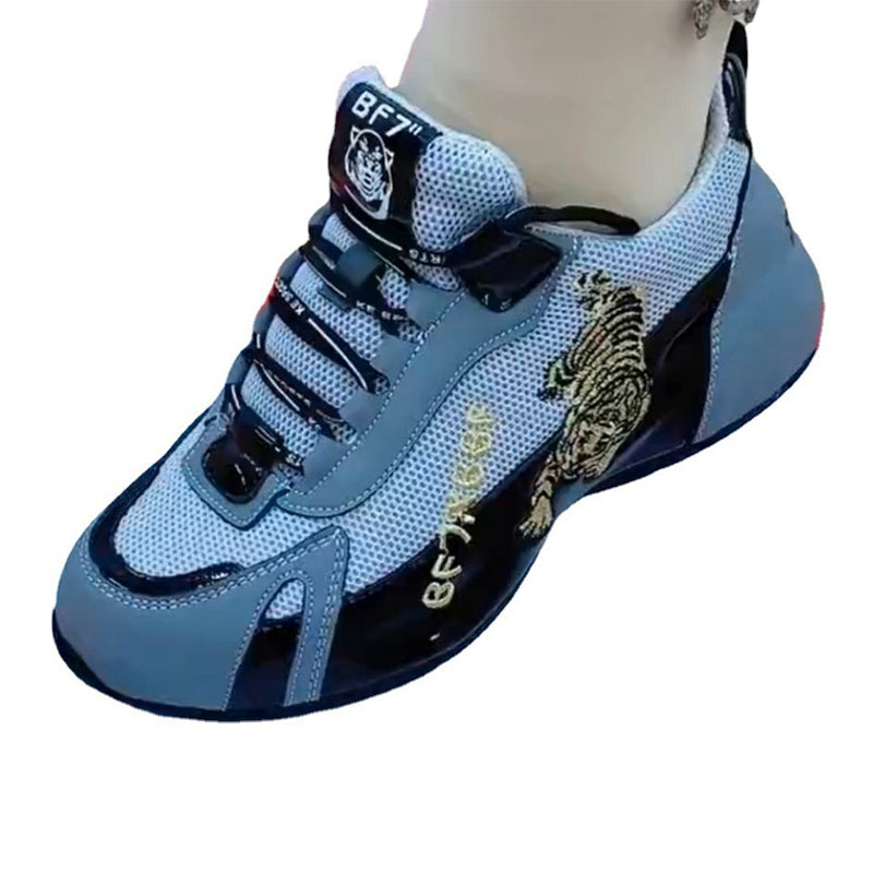 Tiger Head Mesh Sneakers