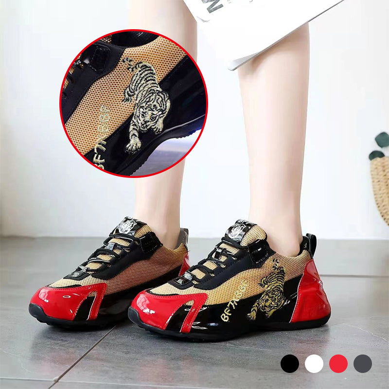Tiger Head Mesh Sneakers