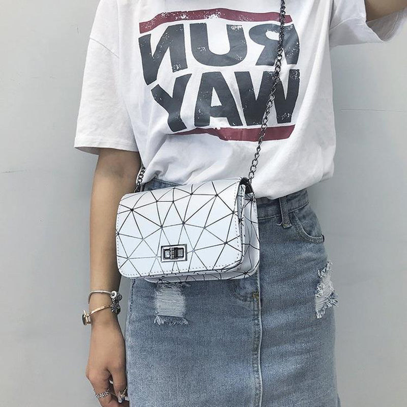 Trendy One-shoulder Small Square Bag