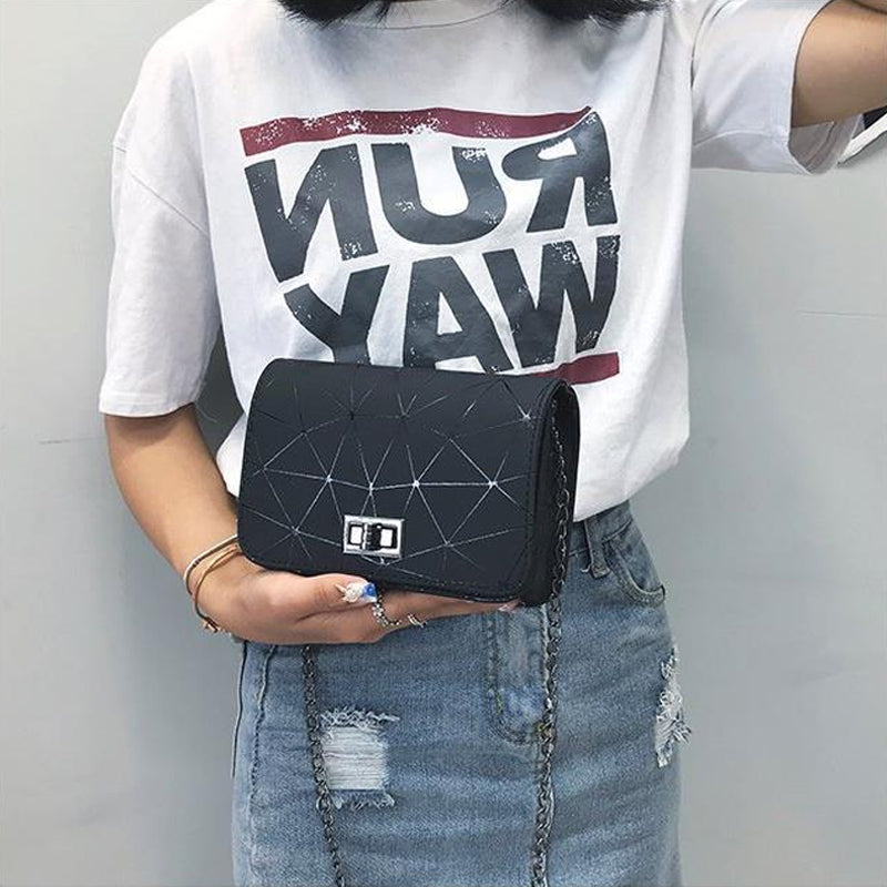 Trendy One-shoulder Small Square Bag