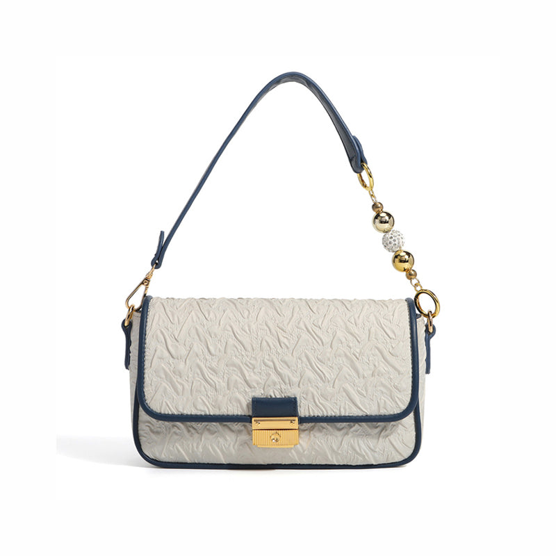 Trendy Printed Canvas Chain Shoulder Bag