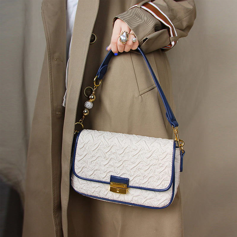 Trendy Printed Canvas Chain Shoulder Bag