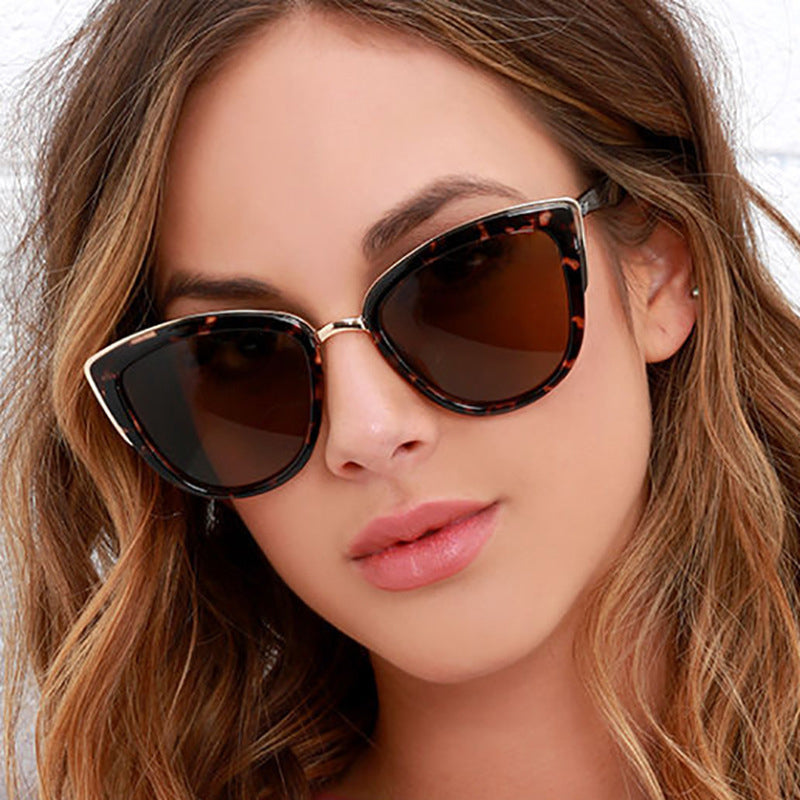 Vintage Leopard Fashion Cat Eye Sunglasses