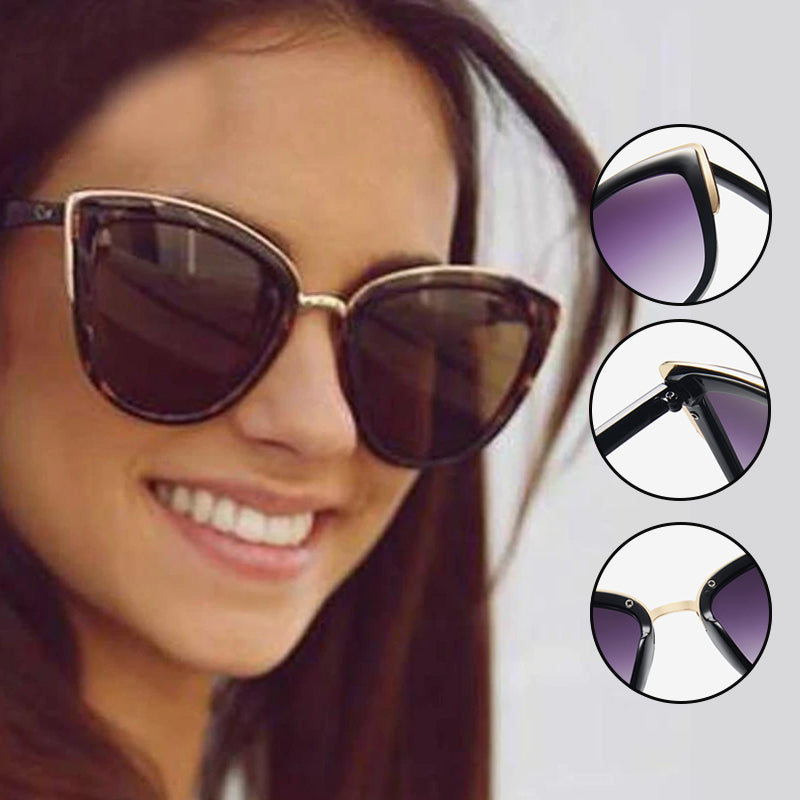 Vintage Leopard Fashion Cat Eye Sunglasses