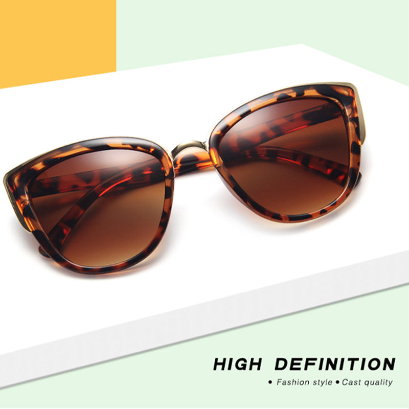 Vintage Leopard Fashion Cat Eye Sunglasses