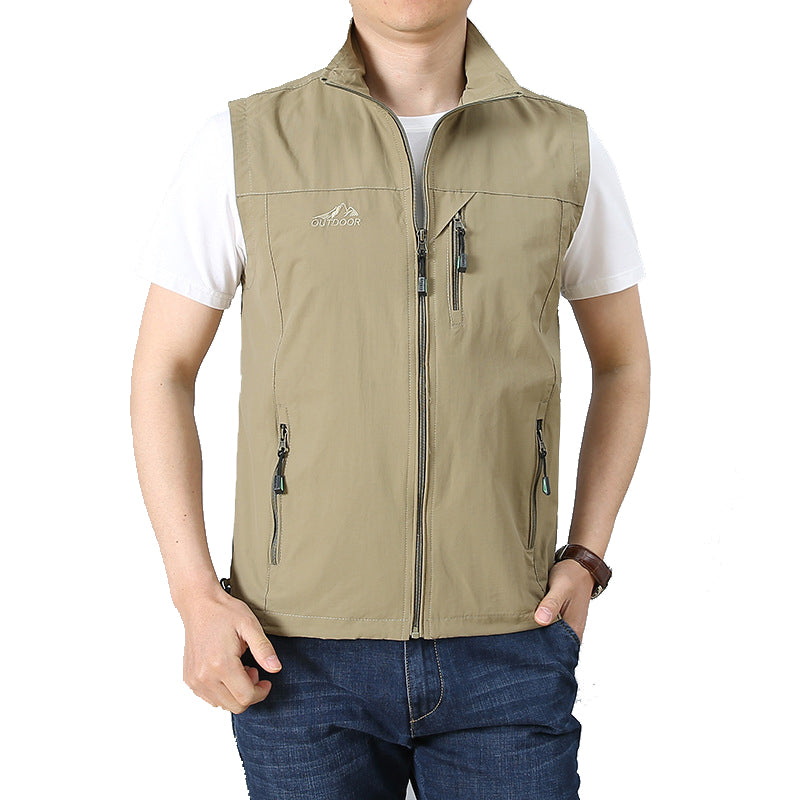 Waterproof And Wear-Resistant Multi-Pocket Vest