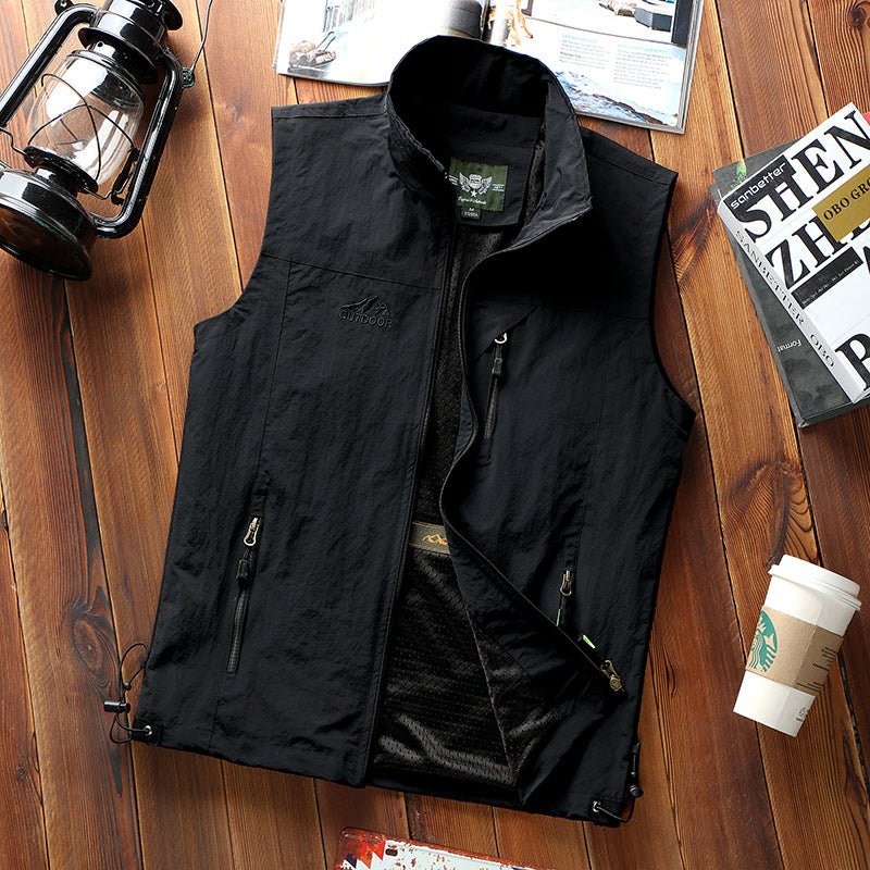 Waterproof And Wear-Resistant Multi-Pocket Vest