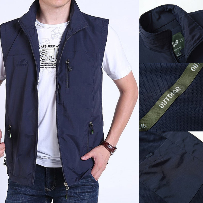 Waterproof And Wear-Resistant Multi-Pocket Vest