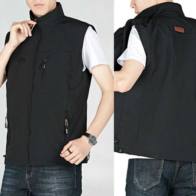 Waterproof And Wear-Resistant Multi-Pocket Vest