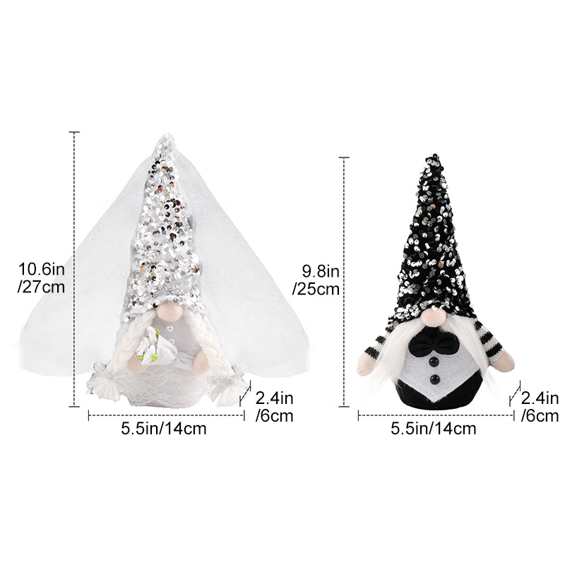 Wedding Gnome Plush Decoration