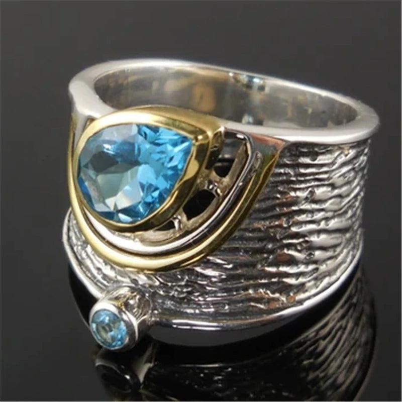 Withinhand Silver Sapphire Ring