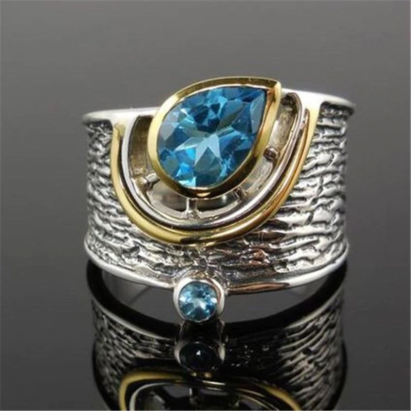 Withinhand Silver Sapphire Ring