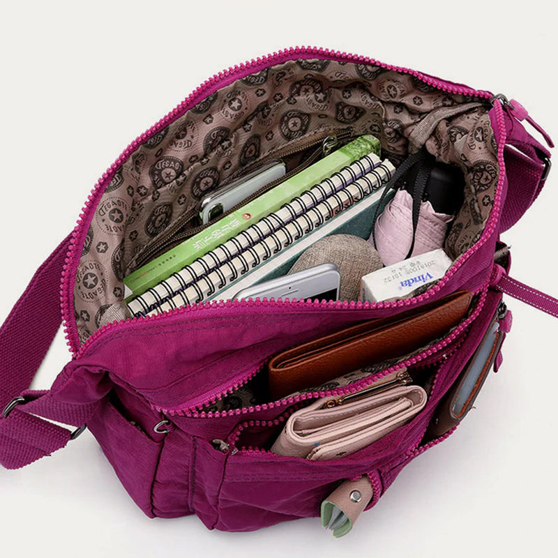 Women Waterproof Nylon Travel Crossbody Bag