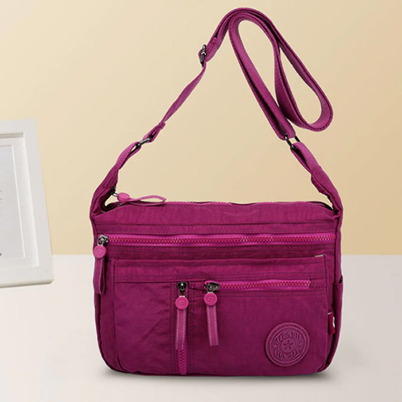 Women Waterproof Nylon Travel Crossbody Bag