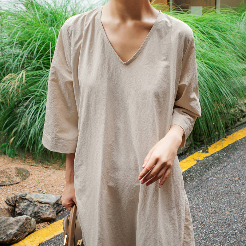 Women's Cotton Casual Soft Dress