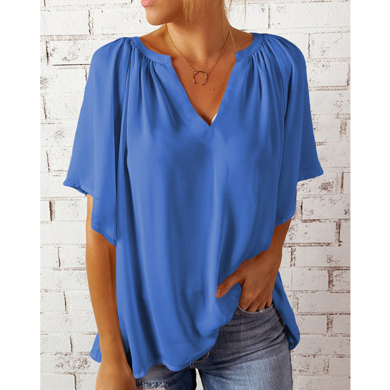 Women's Summer Loose Chiffon Shirt