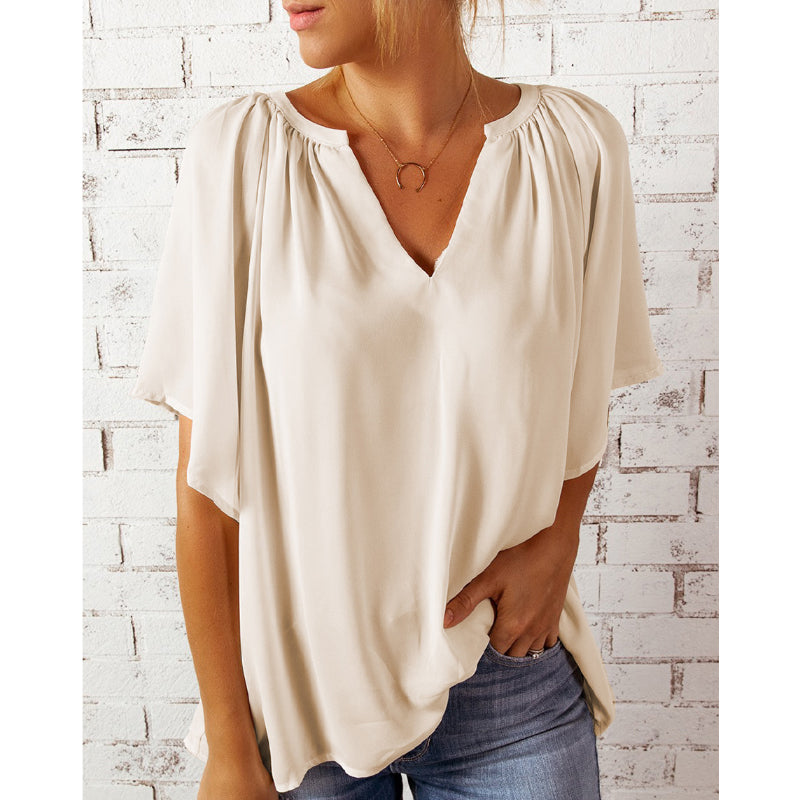 Women's Summer Loose Chiffon Shirt