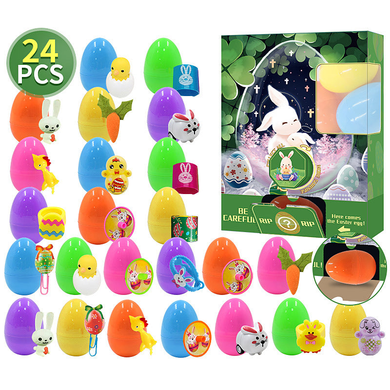 12Pcs Wind Up Toy Prefilled Easter Eggs