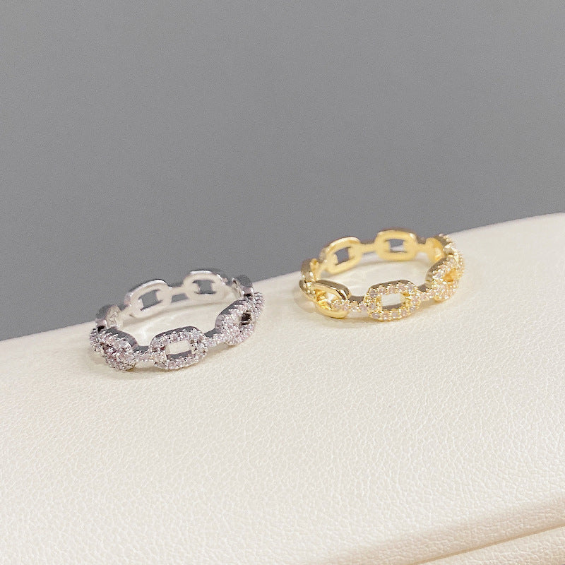 Zircon Round Rings