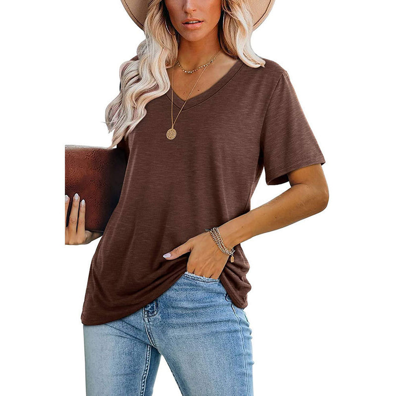 Multicolor V-Neck T-Shirt