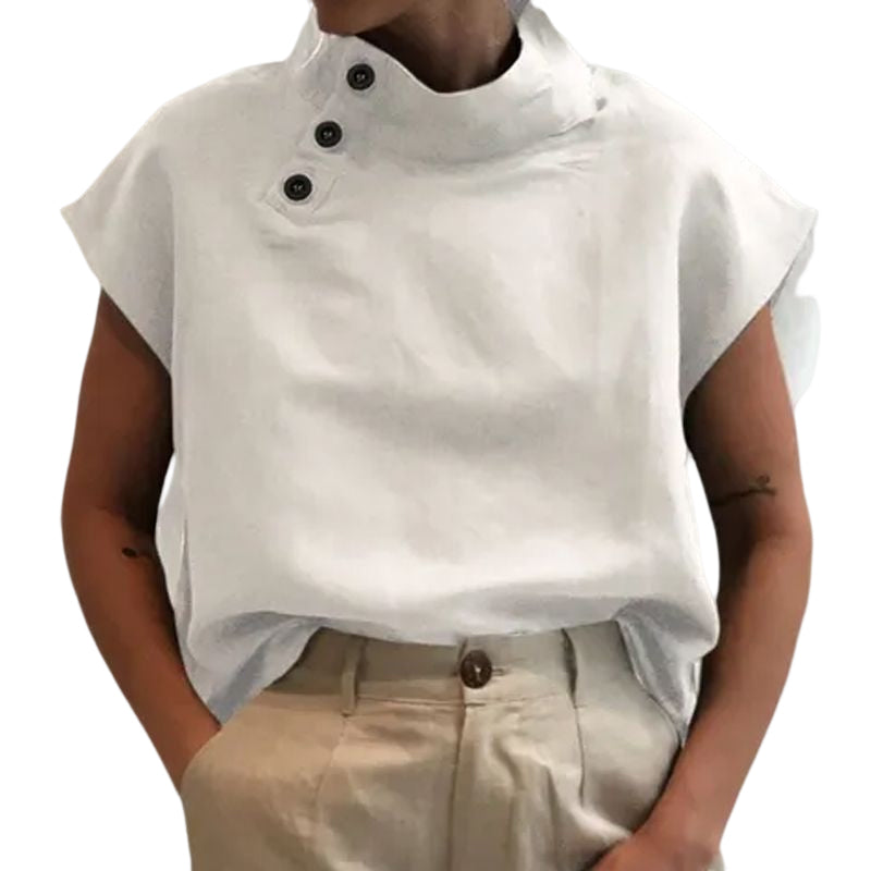 Solid Slim Fit Collar Shirt