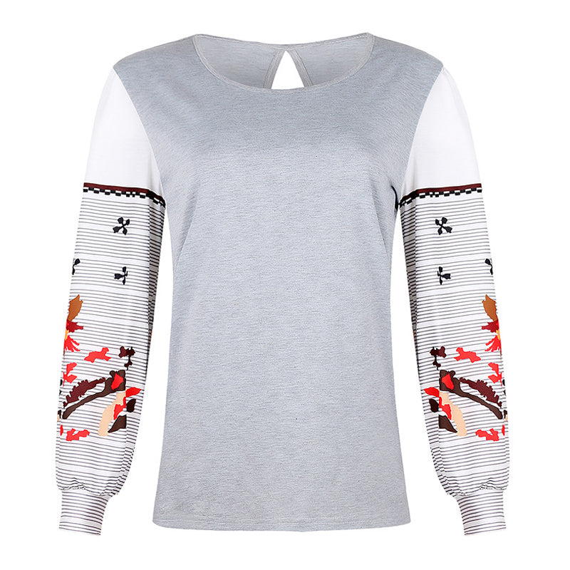 Long Sleeve Printed Sweatshirt
