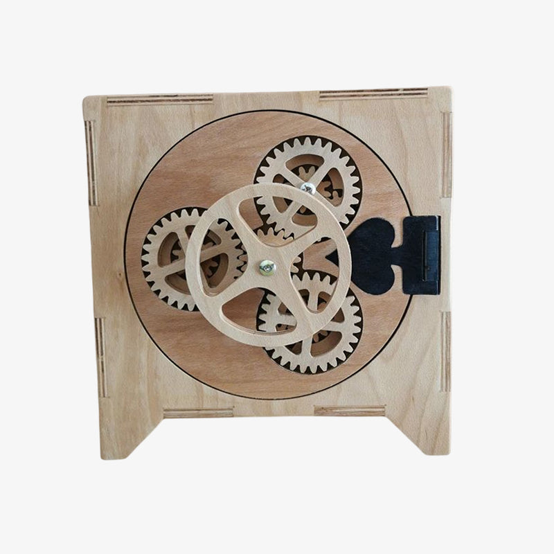 Gear Safe Wooden 3D Puzzle DIY decoration