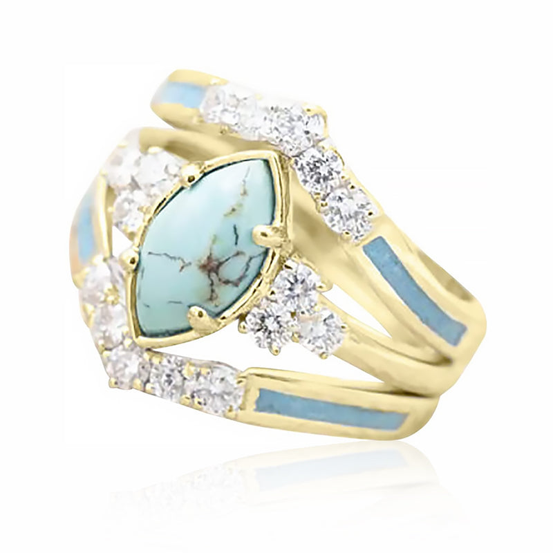Diamond Turquoise Ring