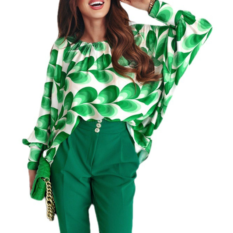 Fashion Print Spring Flowy T-shirt