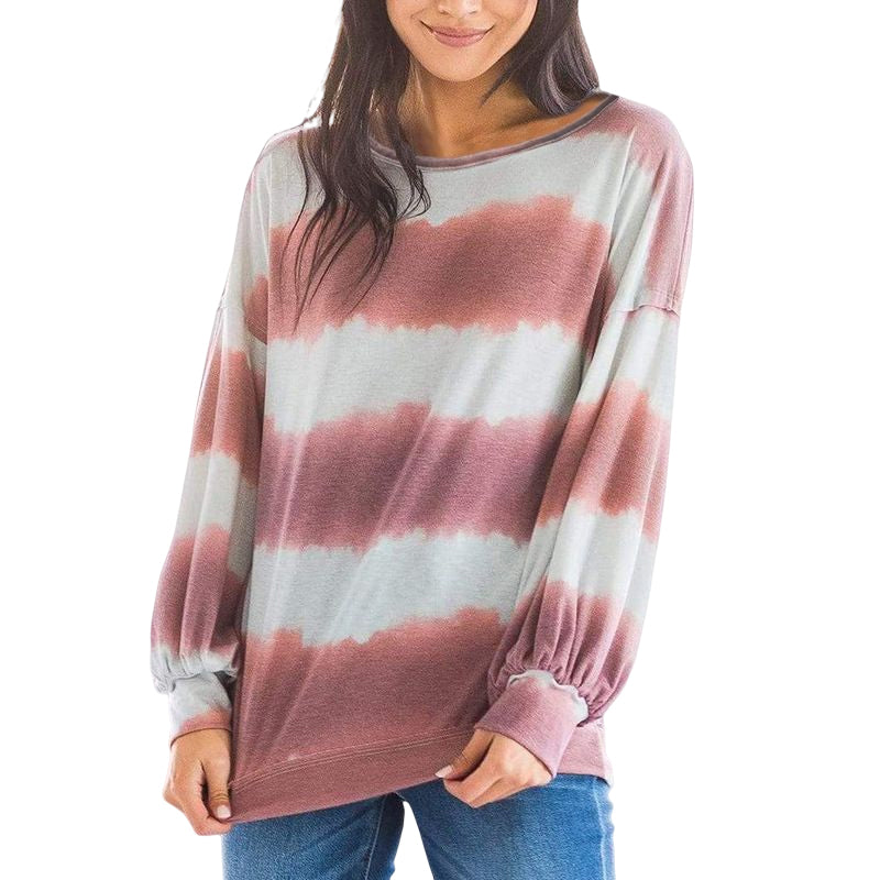 Loose Crew Neck Long Sleeve T-Shirt