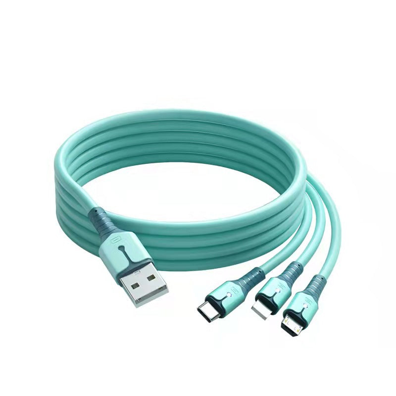 Three-in-one Light-emitting Data Cable