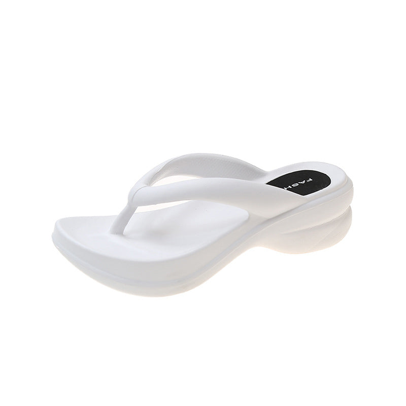 Thick Bottom Wedge Flip-Flops