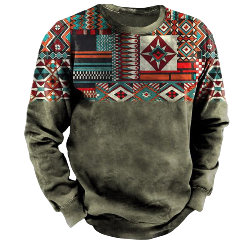 Digital Print Crew Neck T-Shirt
