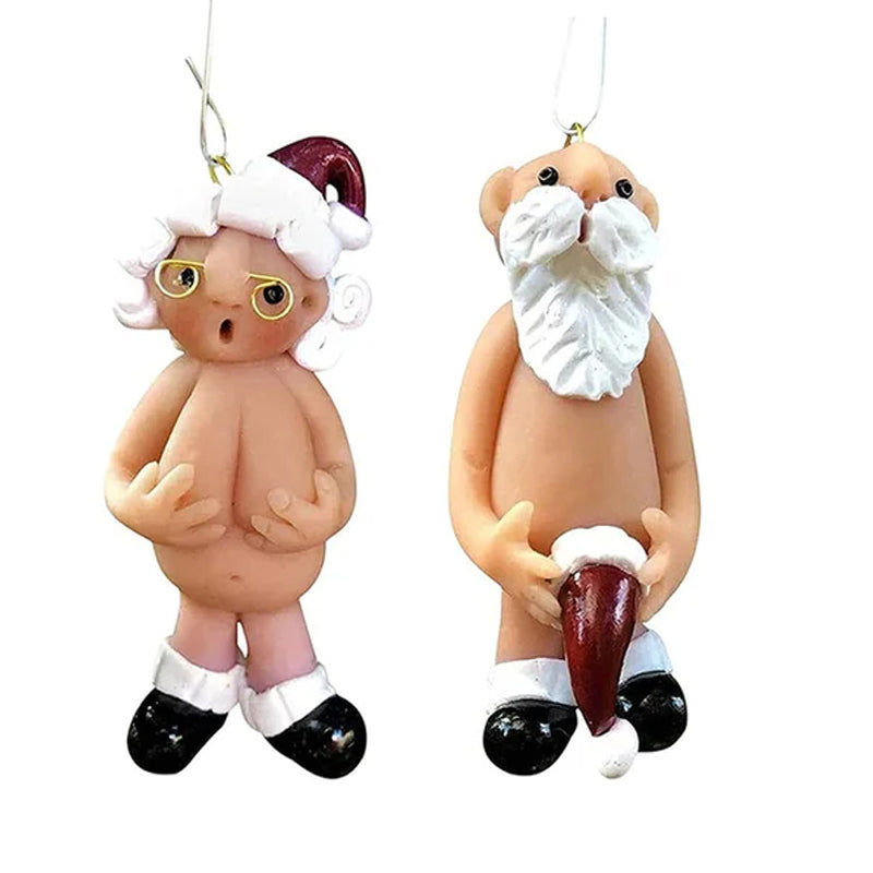 Santa Claus Pendant Resin Christmas Decoration