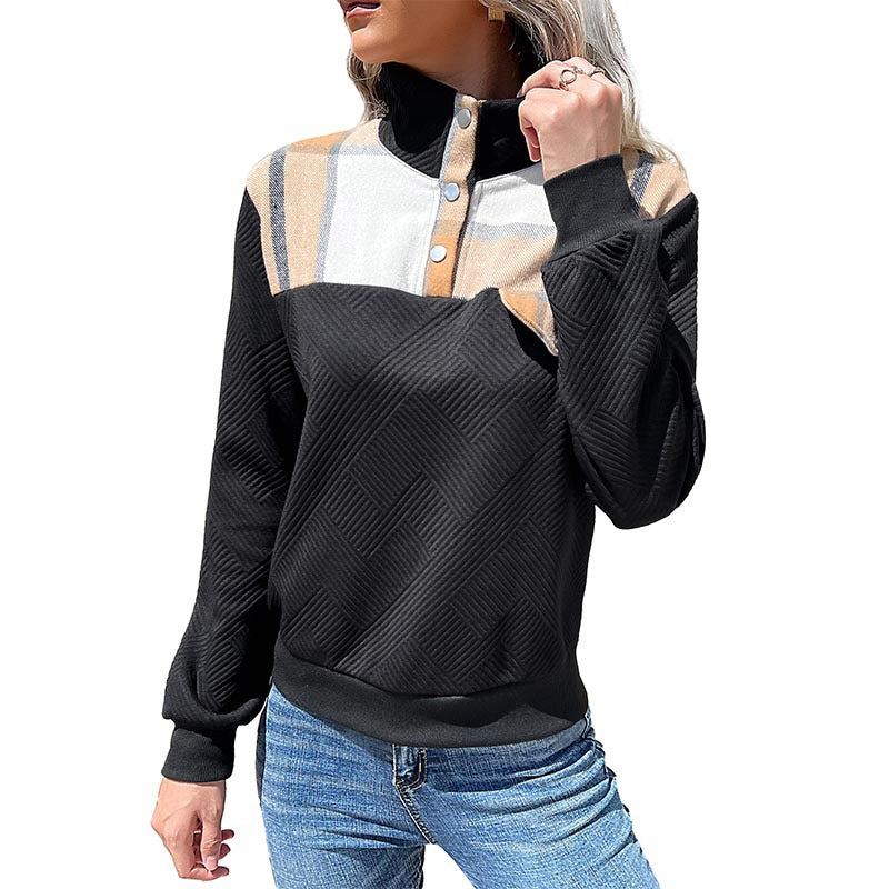 Retro Patchwork Pullover