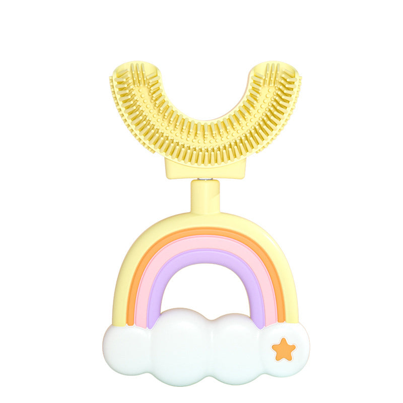 Kids Rainbow U-shaped Toothbrush