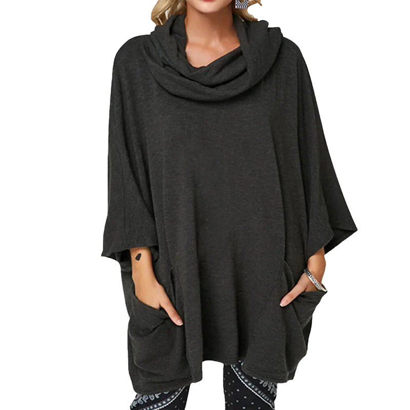 Casual Three-quarter Sleeve Loose Large Size Knitted Tops