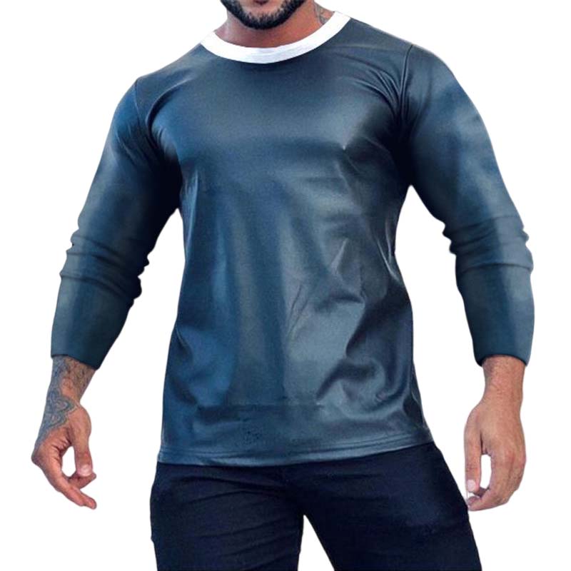 Men's Satin Long Sleeve T-shirt