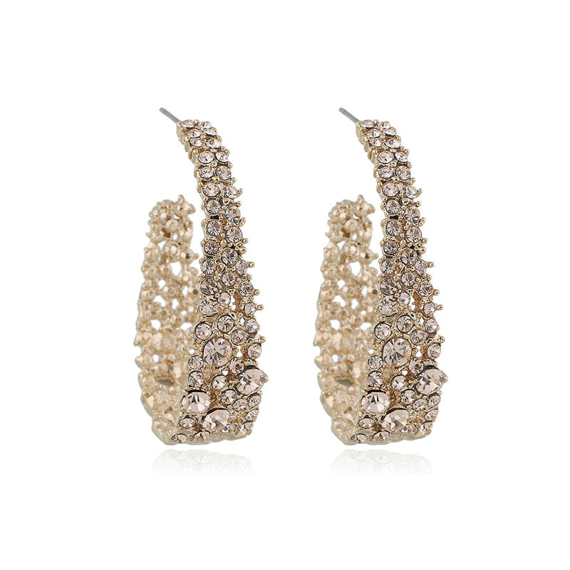 Fashionable Rhinestone Earrings