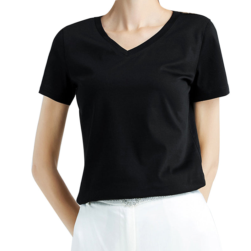 Solid Color Simple T-Shirt
