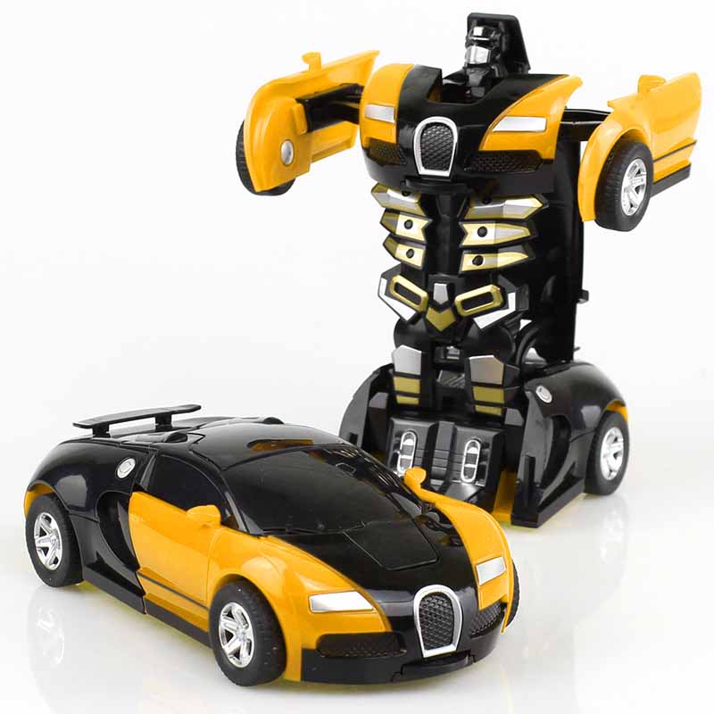 Children Automatic Transformation Robot Car Model