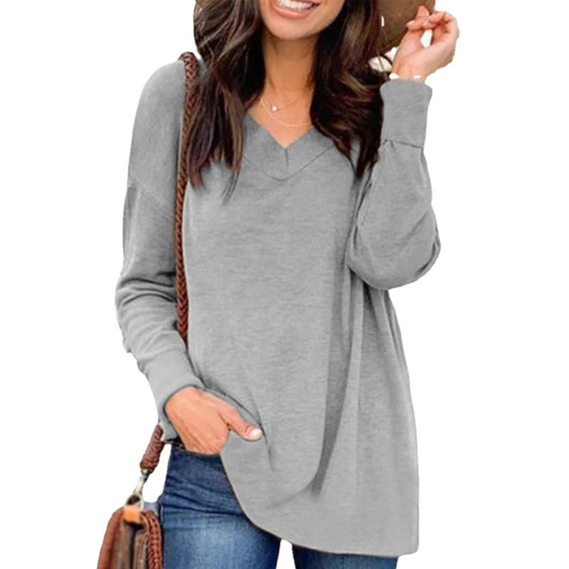 Long Sleeve V-Neck T-Shirt