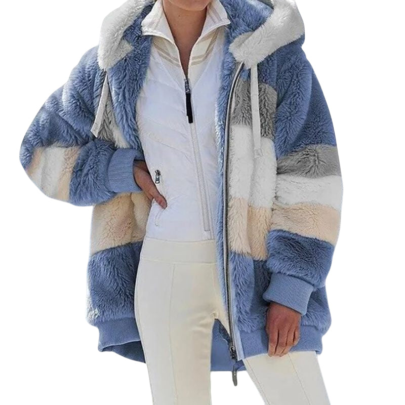 Plush Cropped Fashion Jacket