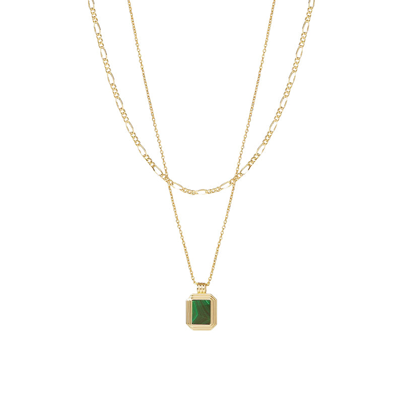 Double Layered Turquoise Necklace