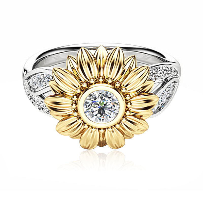 Sunshine Sunflower Ring