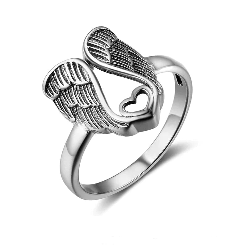 Angel Heart Sterling Silver Ring